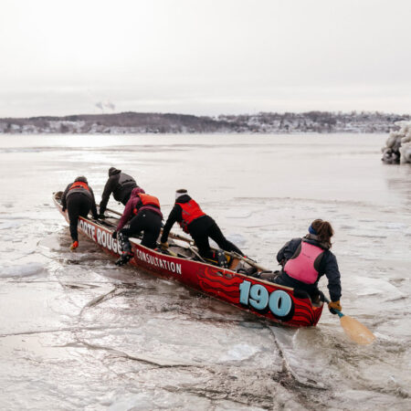 Canoë sur glace - Séminaire de perfectionnement par l’aventure